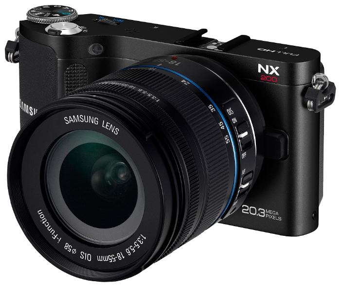 Купить псевдозеркальный фотоаппарат Samsung NX200